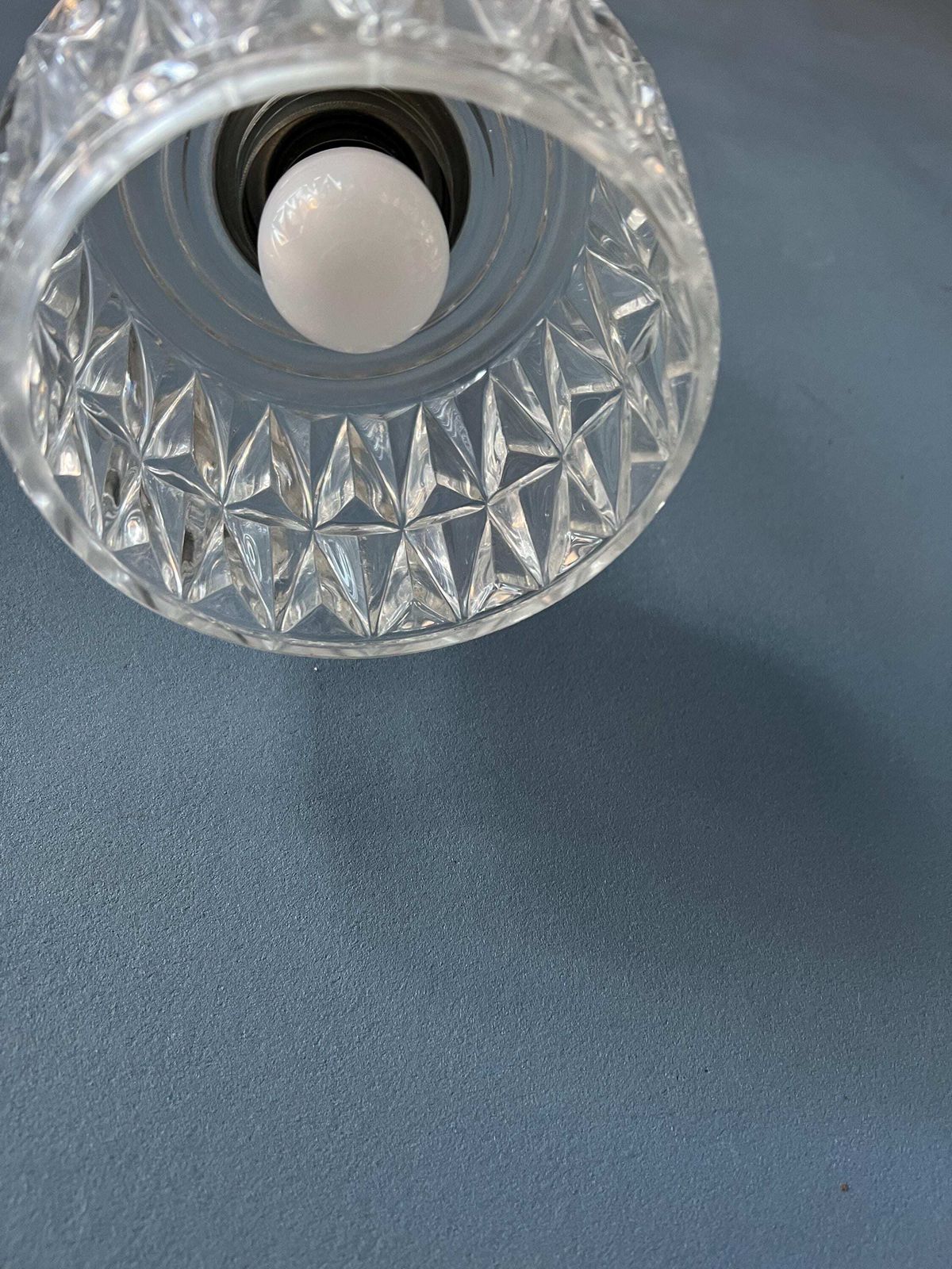 photo furniture Mid Century Kristalglazen Hanglamp