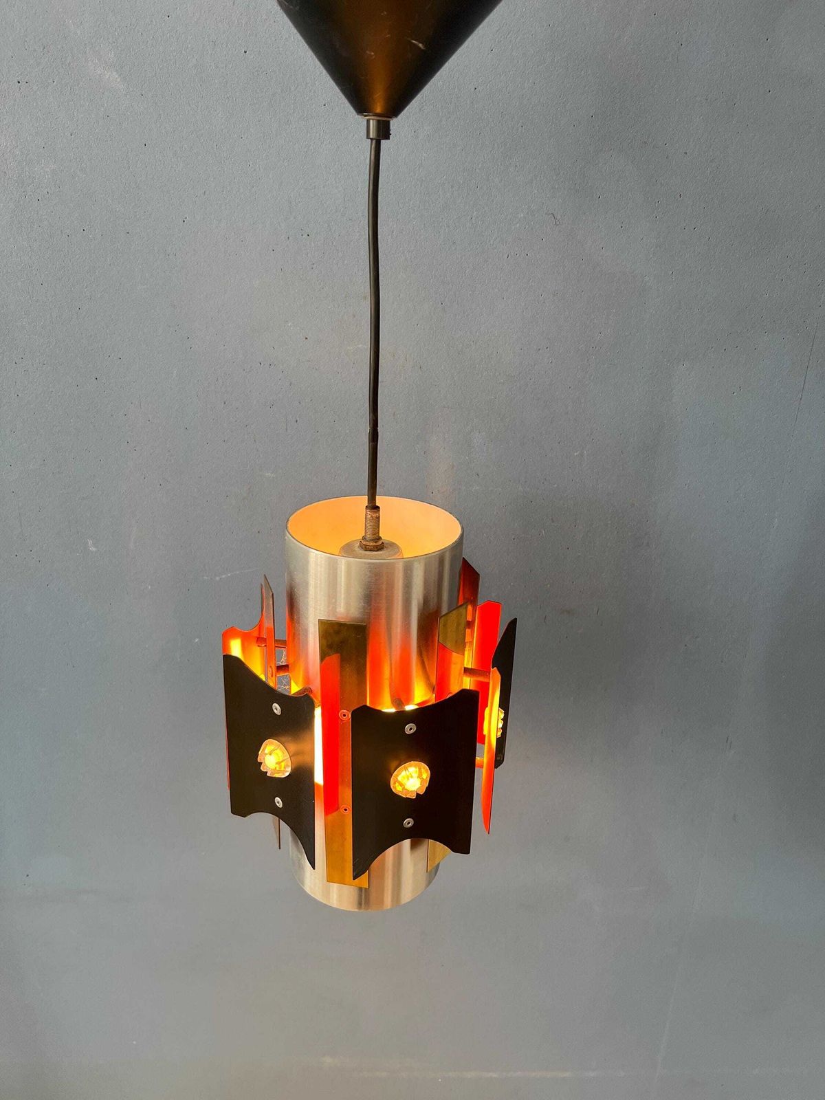 Vintage Lakro Amstelveen Space Age Hanglamp photo furniture