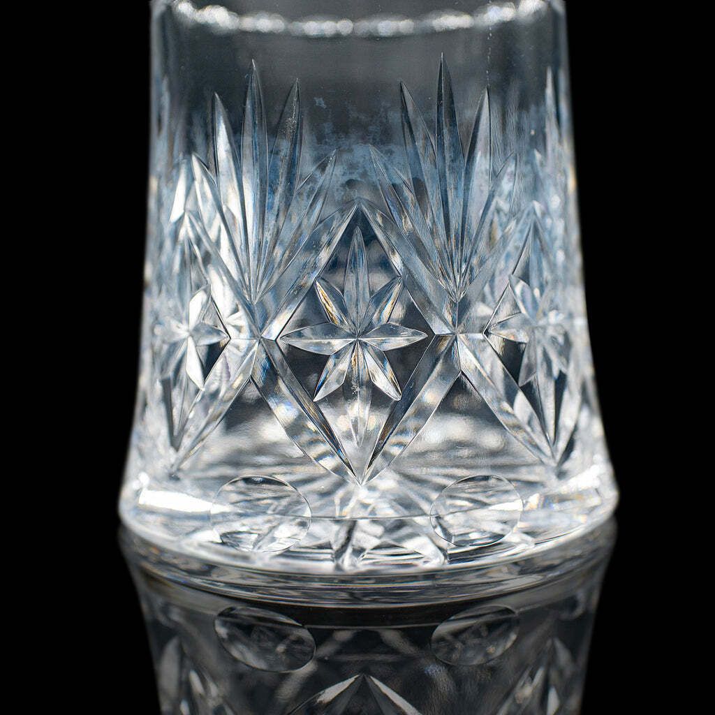 photo furniture Antique Bottle Keeper, English, Cut Crystal Glass, Coaster, Edwardian, C.1910