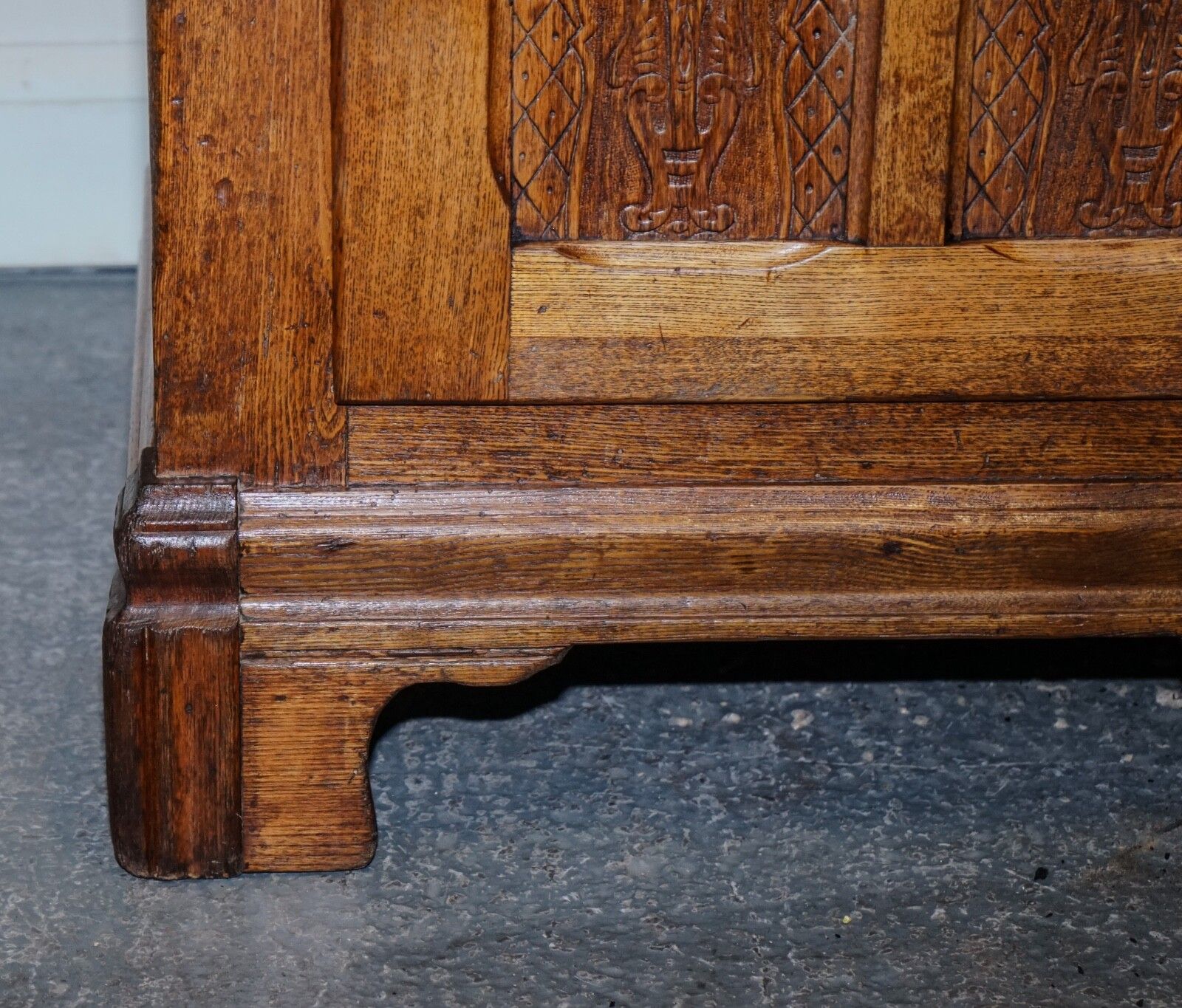 Furniture Circa 1900's Large North American Alaska Muskegon Oak Larder Ice Box Collectable photo