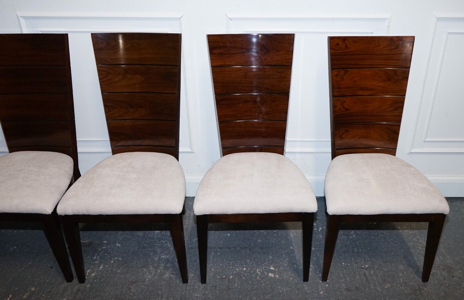 Set Of  10 Dining Art Deco Style Chairs By Giorgio Collection Italian Designer photo Furniture