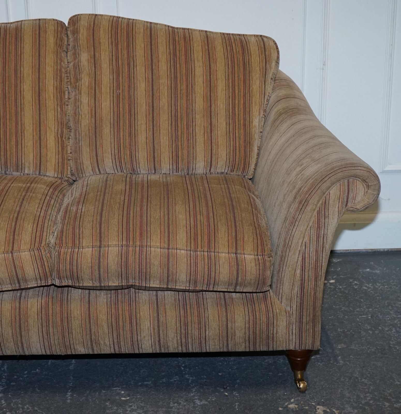 Vintage Parker Knoll Westbury 2 Seater Fabric Sofa With Castor Feet photo 950.0