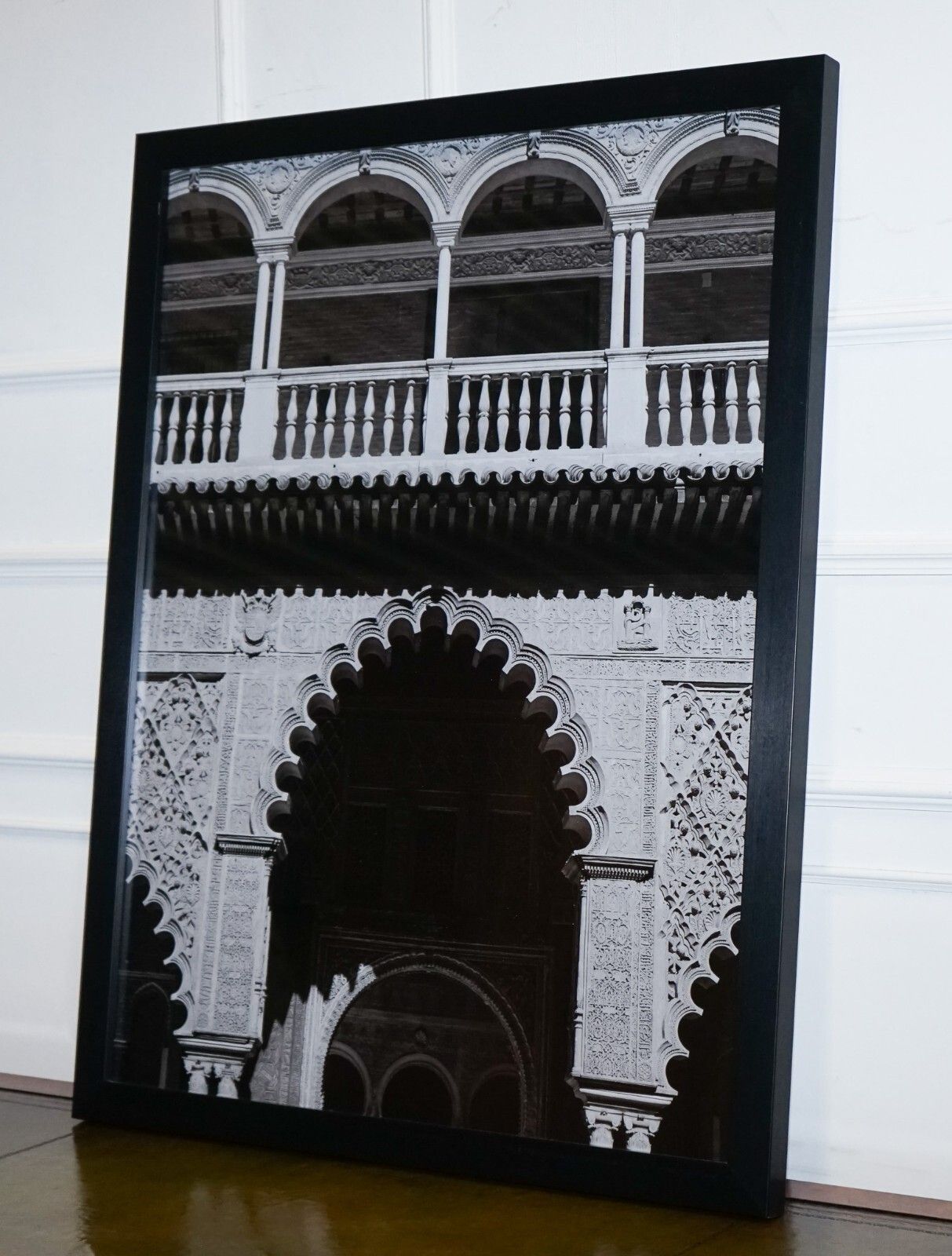 Beautiful Courtyard Of The Maidens In The Real Alcazar In Seville Picture Print photo Art