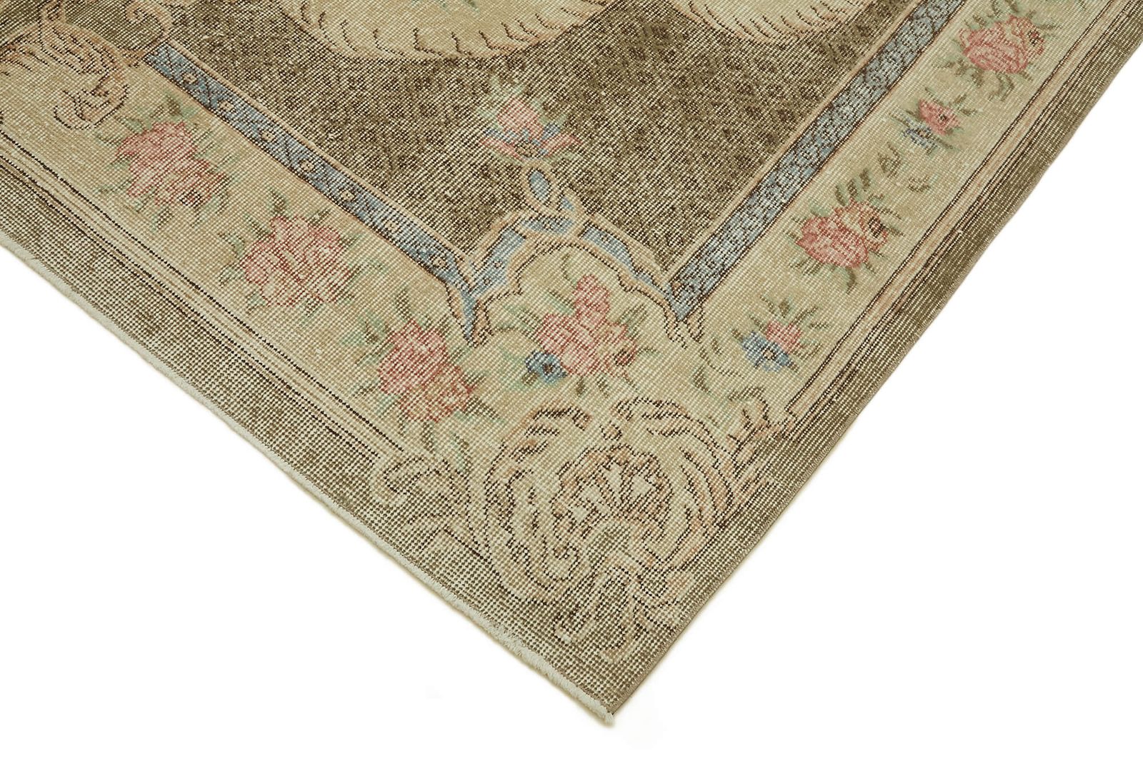 Handmade Beige Turkish Vintage Area Rug 208 Cm X 304 Cm photo Textiles