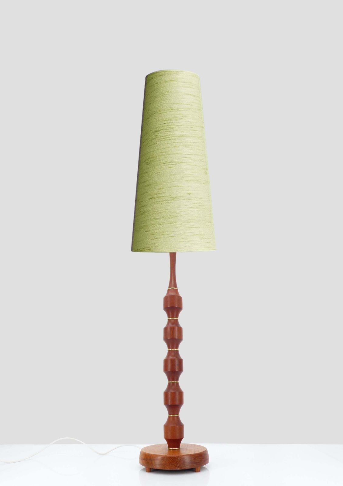 Scandinavian Teak Floor Lamp Base, Möllers Armaturfabrik 1960 photo for sale