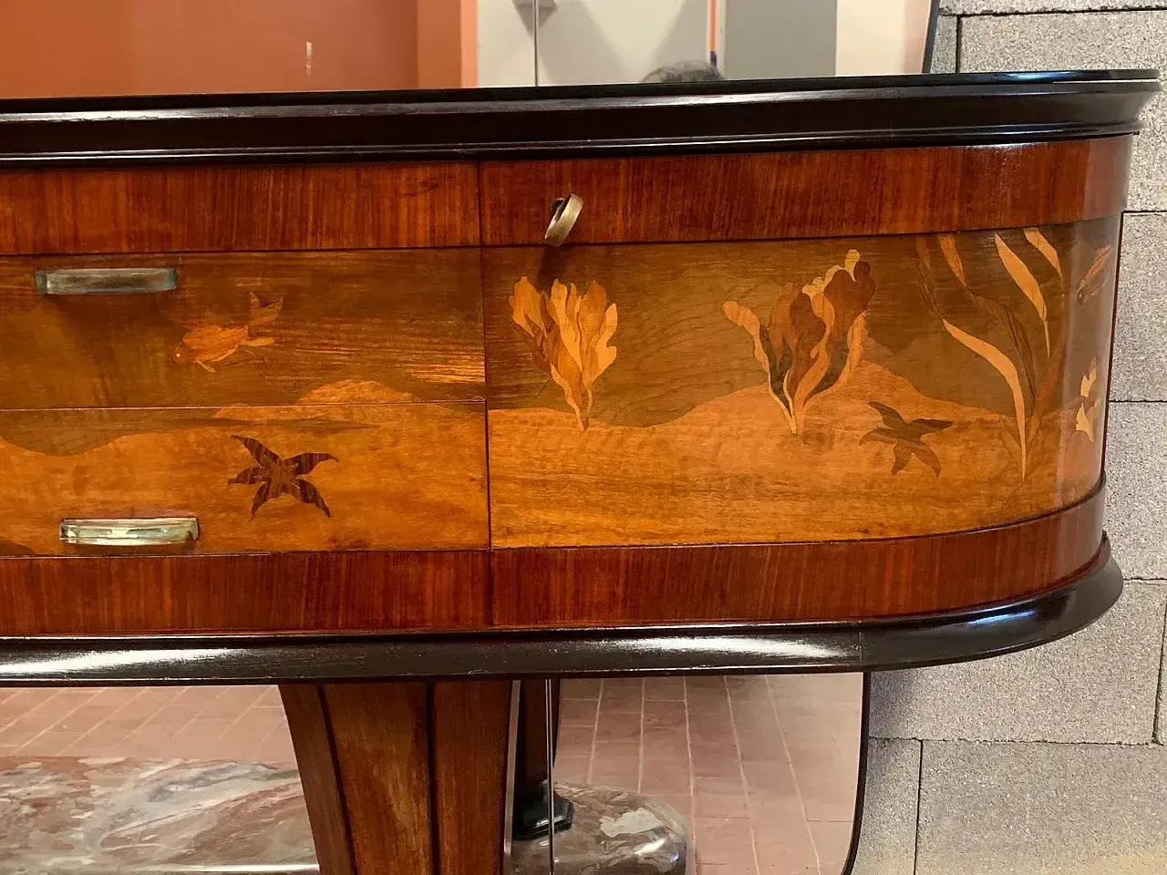 photo for sale Sideboard With Mirror By Dassi Mobili Moderni, 2 Set