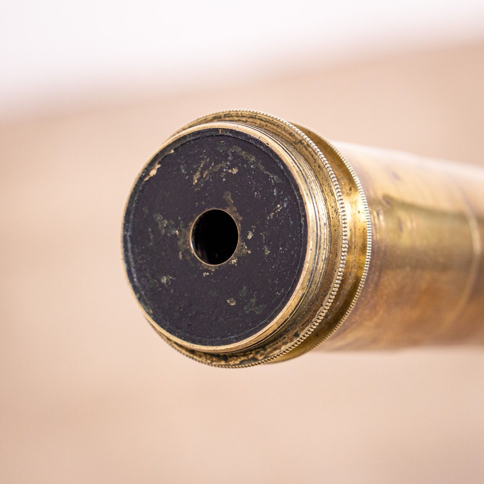 photo furniture Large Victorian Brass Telescope By Dollond Of London