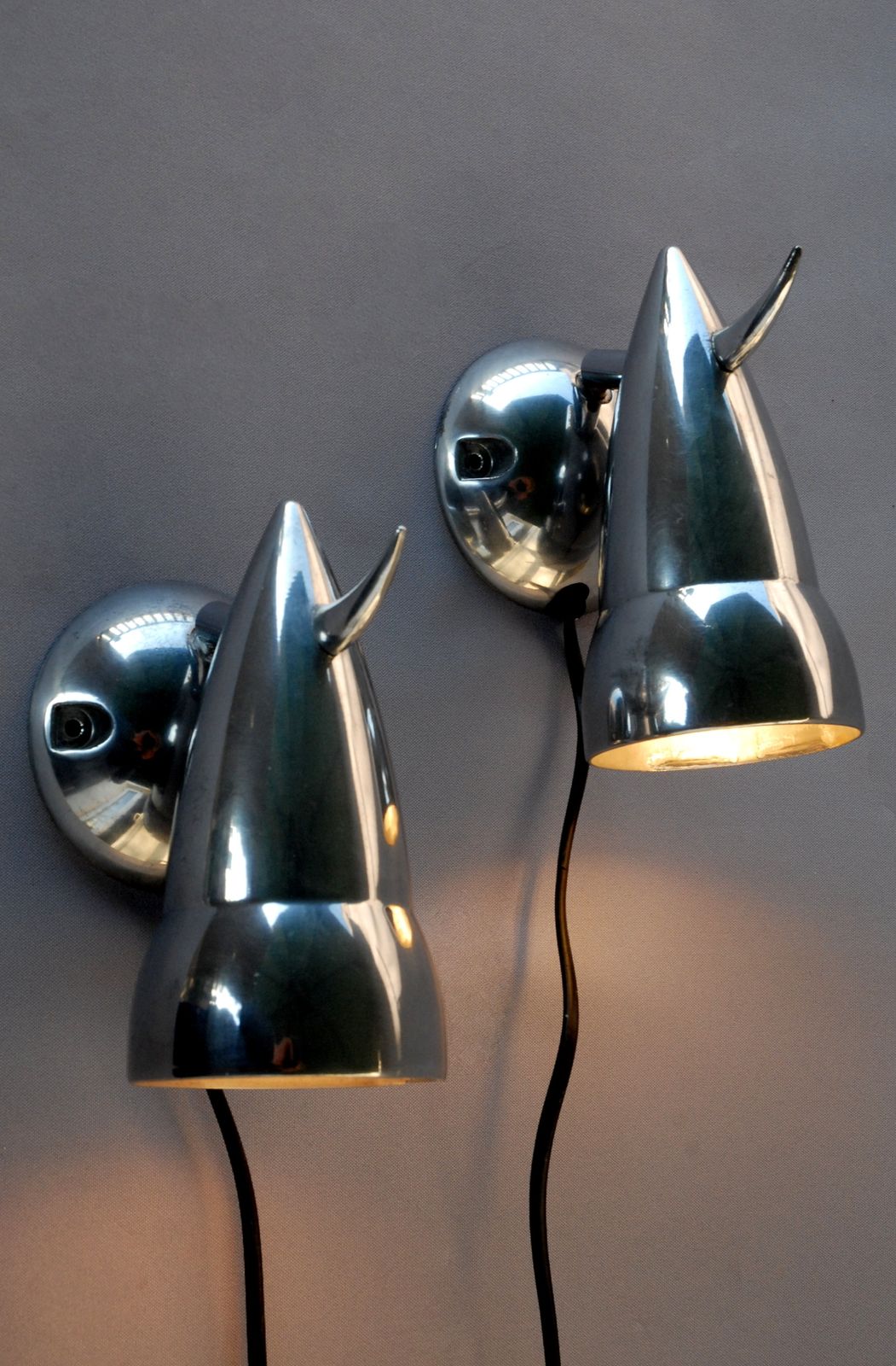 Bor Wall Lamps By Verner Panton And Ettore Sottsass For Ikea, 1980s, Set Of 2 photo 595.0