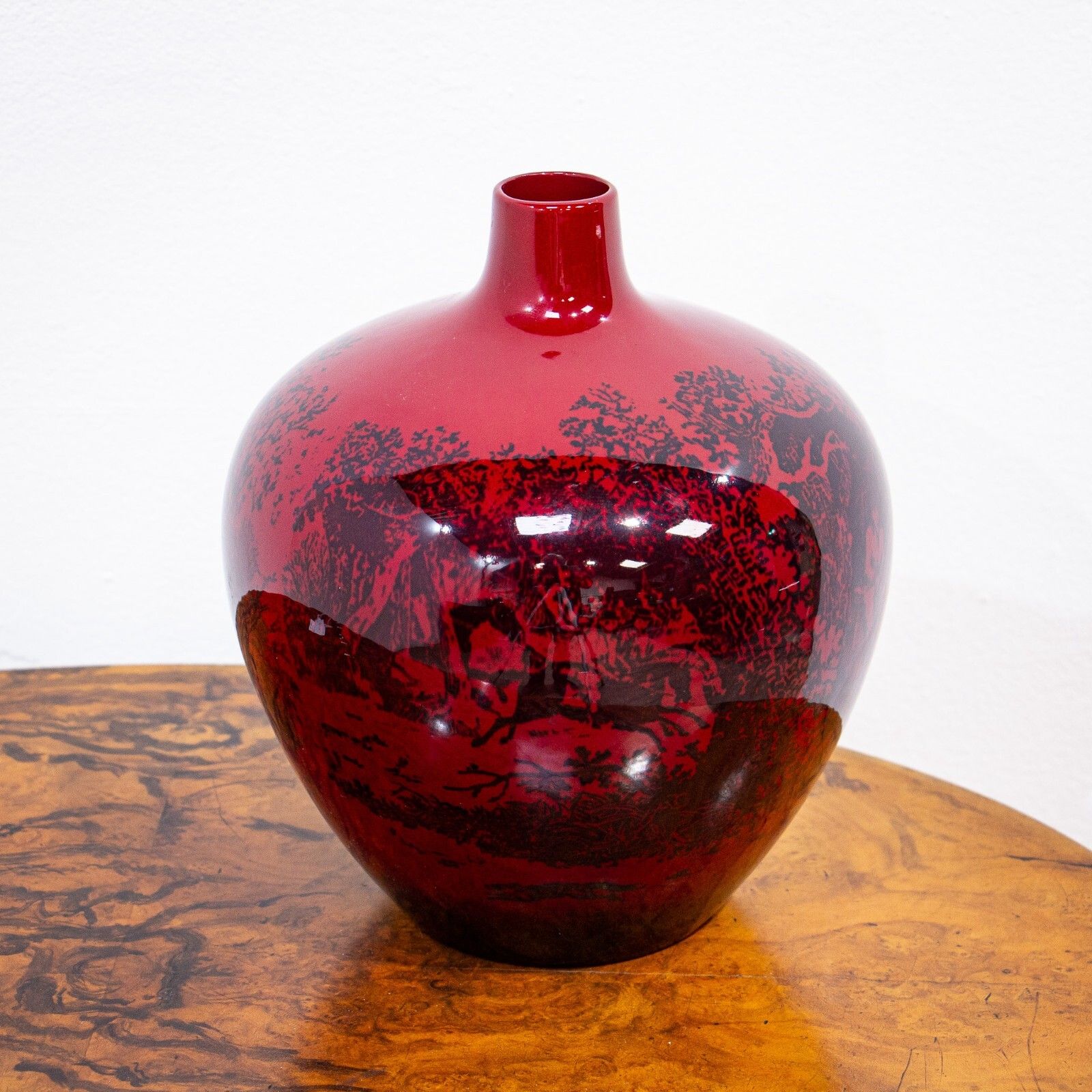 Large Royal Doulton Flambe Vase photo furniture
