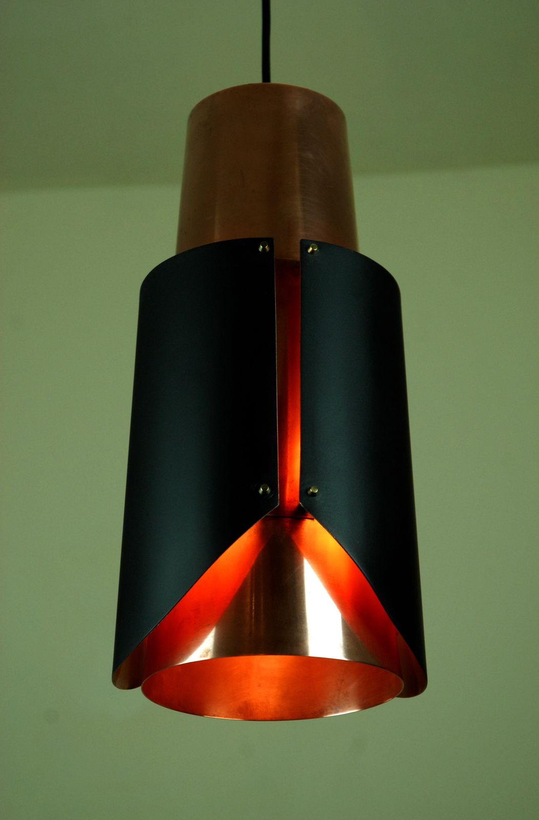 østerport Pendant Lamp Attributed To Bent Karlby For Lyfa, Denmark, 1960s photo buy
