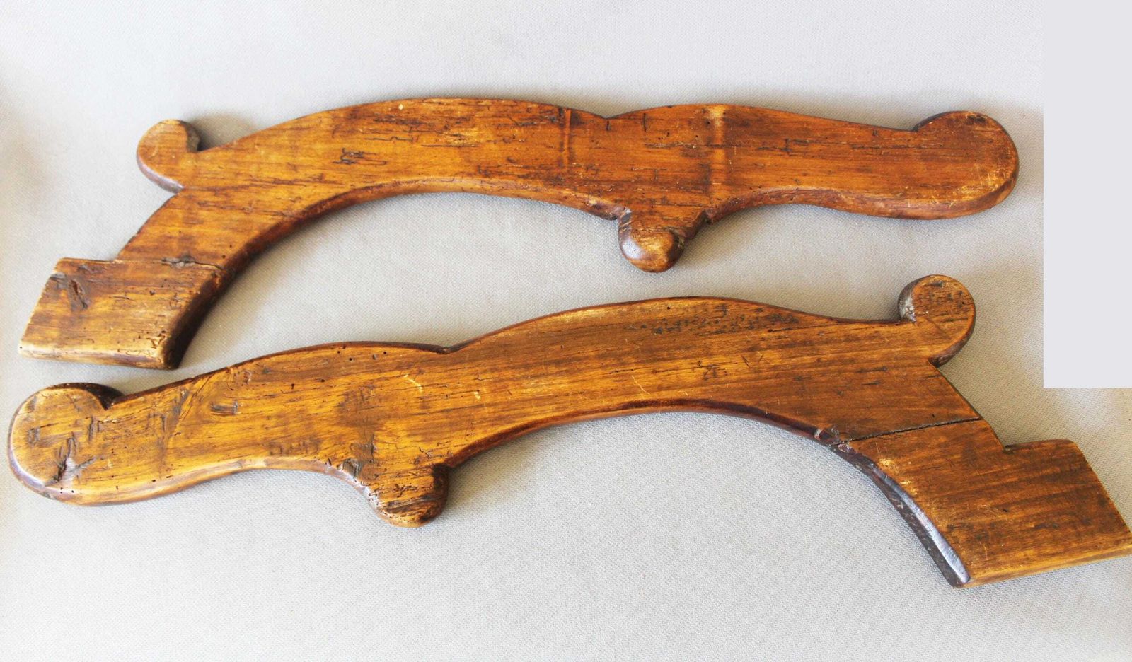 photo for sale Set Of Two Large Antique French Flemish Ornate Wood Molding, Acanthus Architectural, Furniture, Wall Decor, Hand Carved, Ornamental