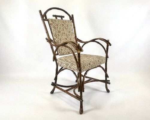 Austrian Art Noveau Bamboo Side Chair, 1900s