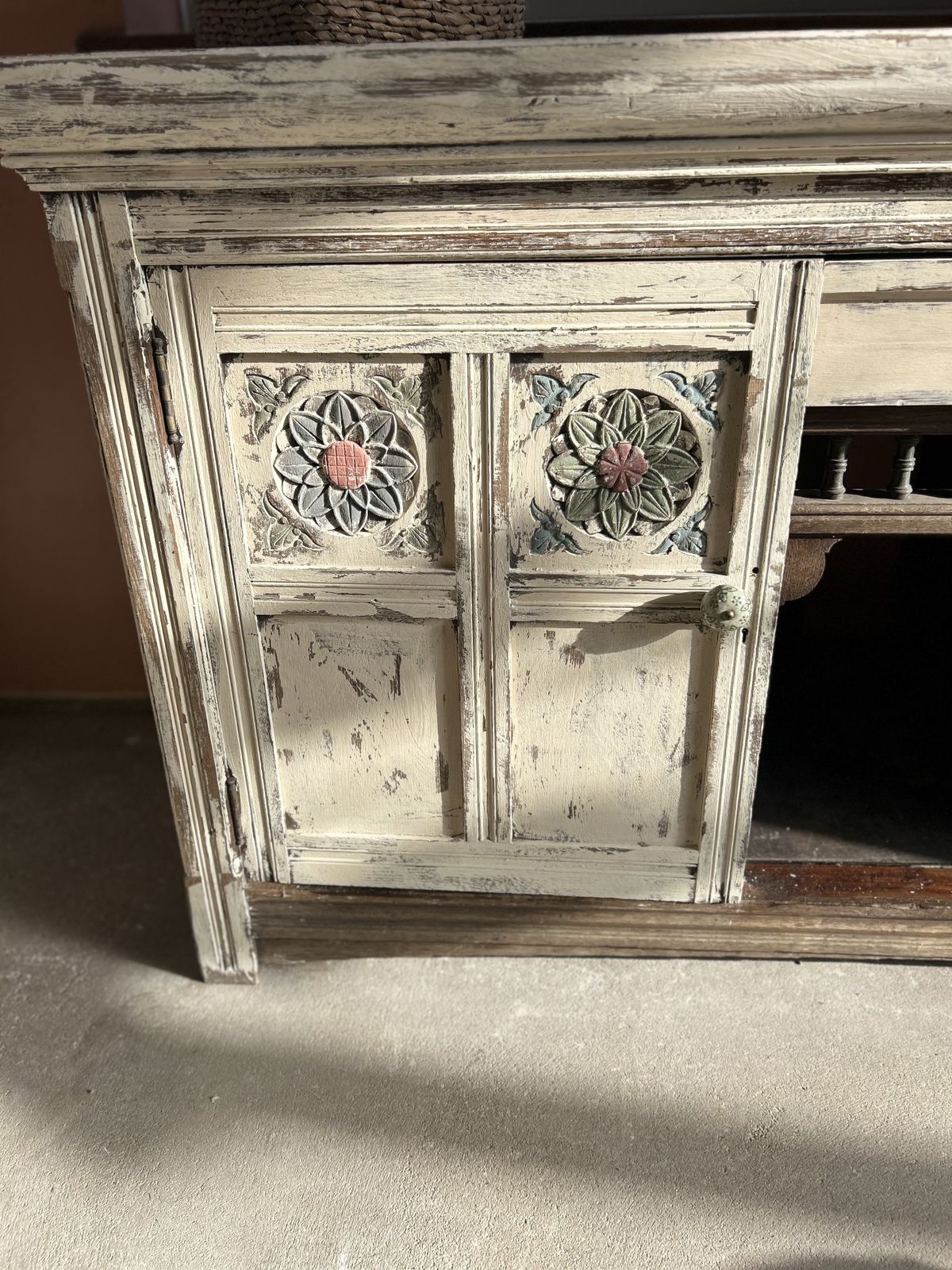 Upcycled Lambs Of Manchester Oak Cabinet photo furniture
