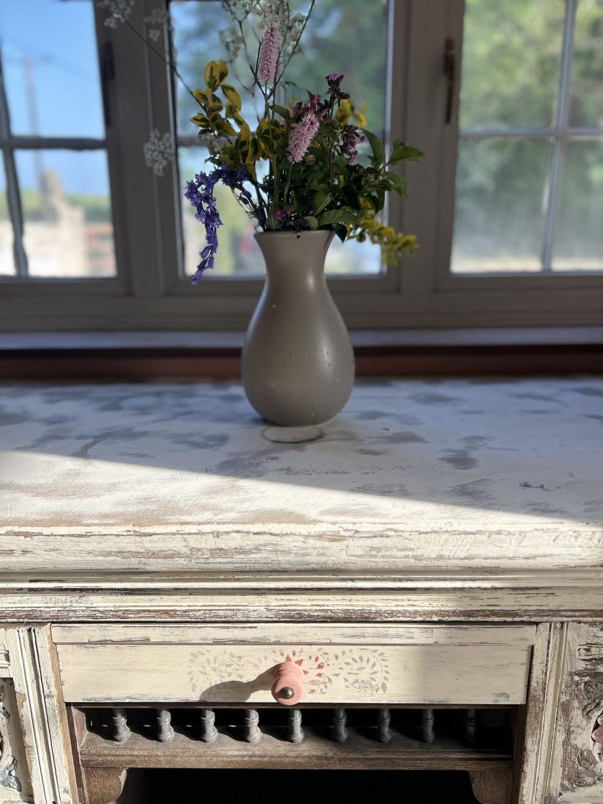 Upcycled Lambs Of Manchester Oak Cabinet photo Furniture