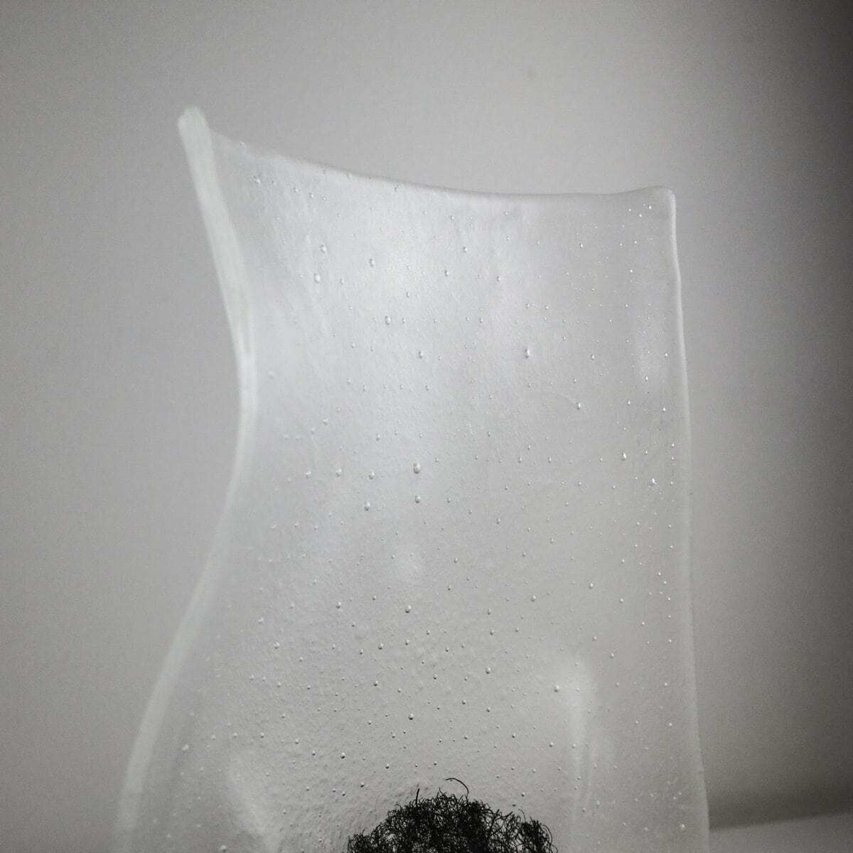 Crystal Glass Sculpture With Metal Inserts By Marty For Marty Glass Murano, Year 2018. Origin Of Life photo vinterior