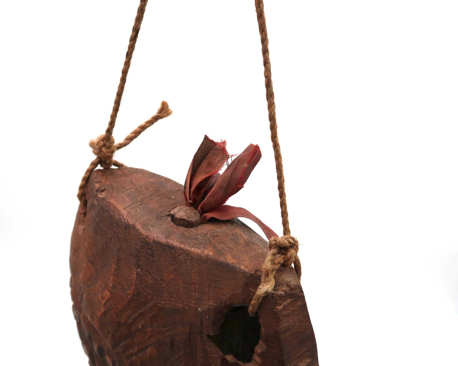 Fork Wooden Animal Bell, 1980s / Wabi Sabi Home Decor photo 101.0