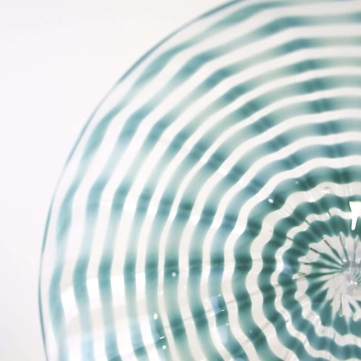 Glass Plate By Carlo Scarpa For Venini, Variegated Zigrinati Series, 1930s 1940s photo furniture