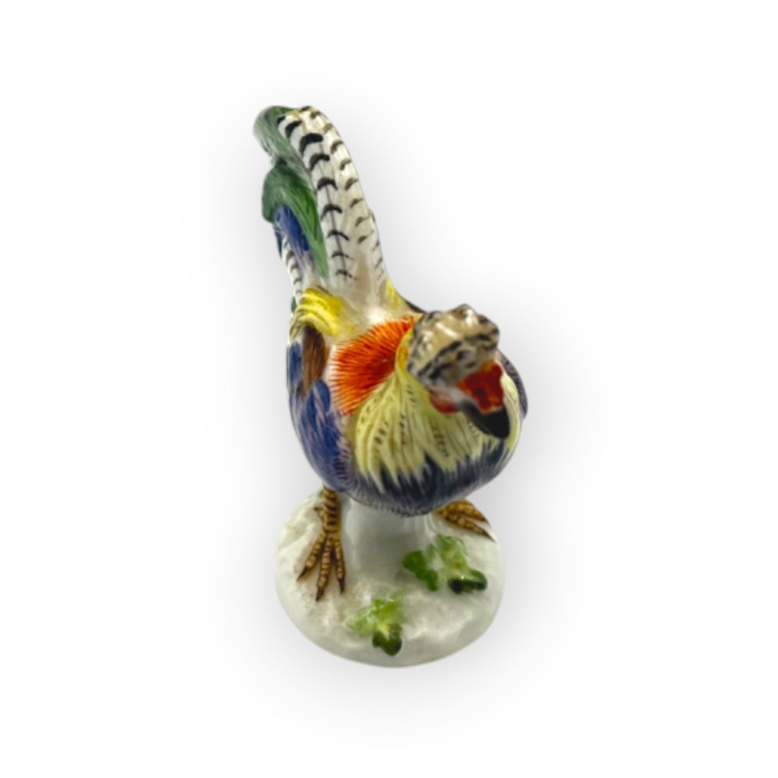 Meissen Miniature Model Of A Cockerel photo vinterior