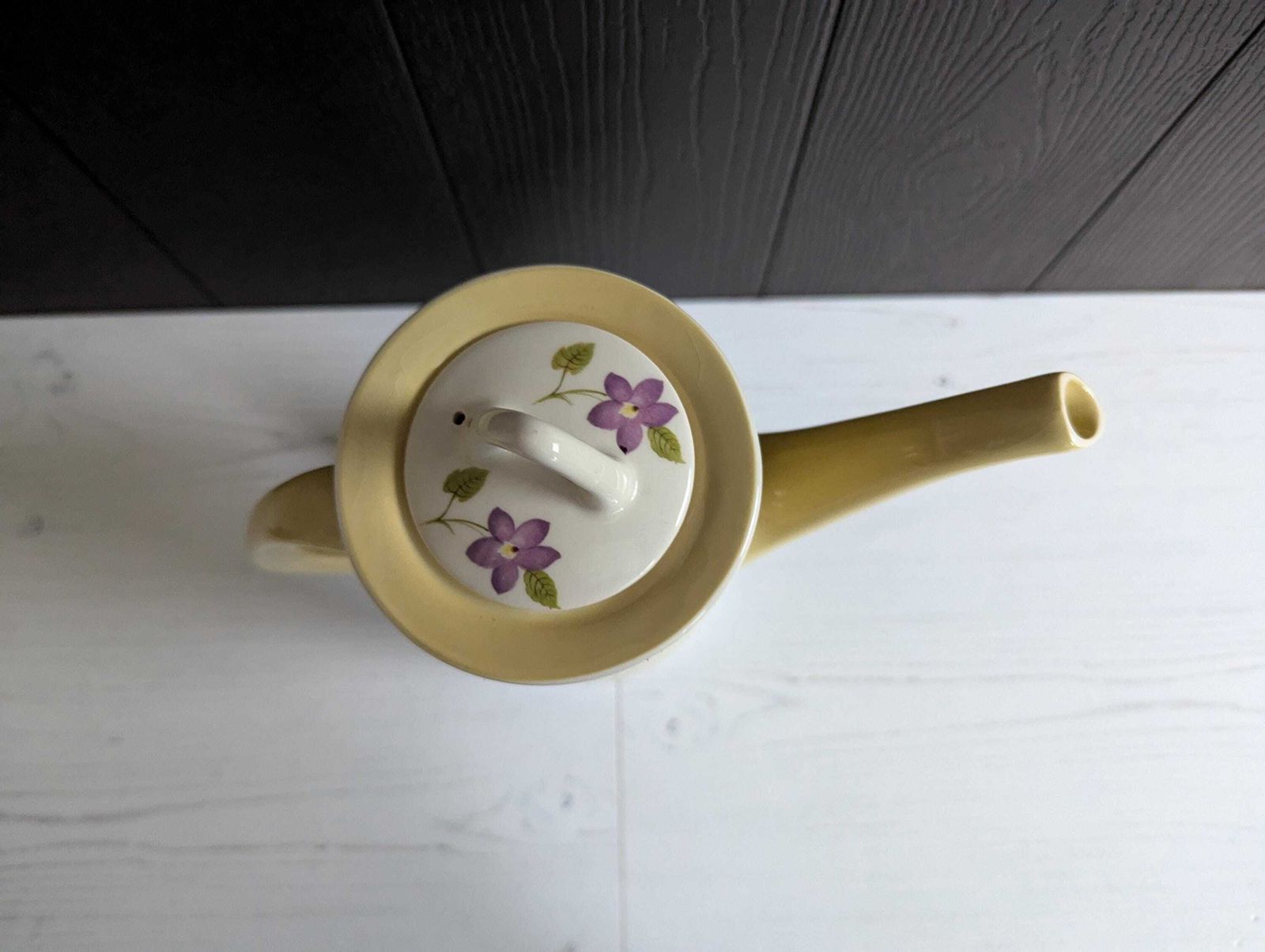 Figgjo Flint Norway Ceramic Coffee Set Coffee Pot 6 Cups 1950s 1960s Mid Century photo for sale