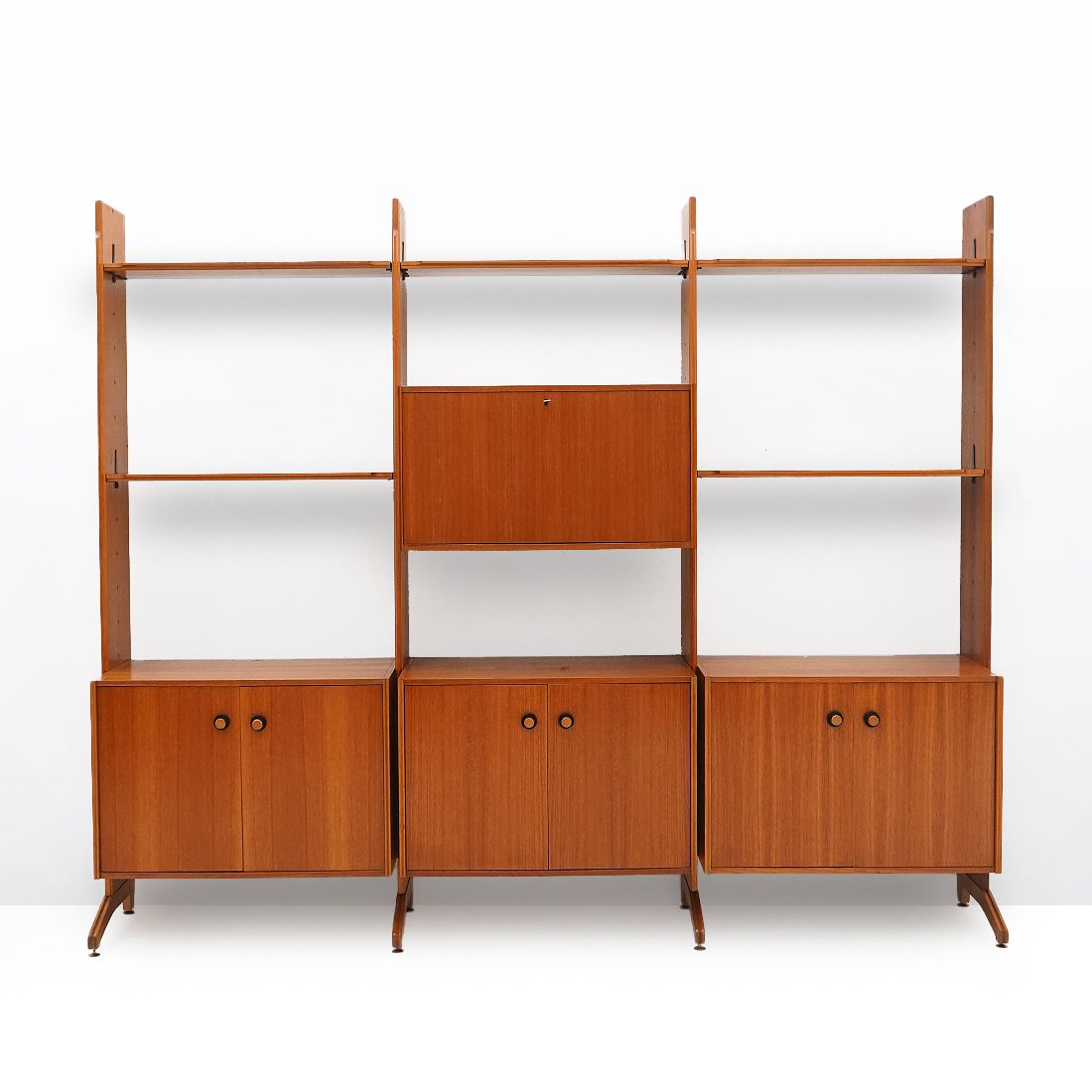 Bookcase With Wooden Uprights By Av Arredamenti Contemporanei, 1960s photo furniture