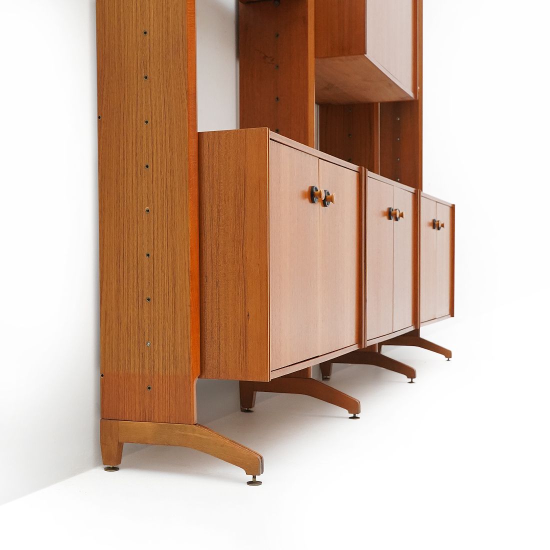 photo for sale Bookcase With Wooden Uprights By Av Arredamenti Contemporanei, 1960s