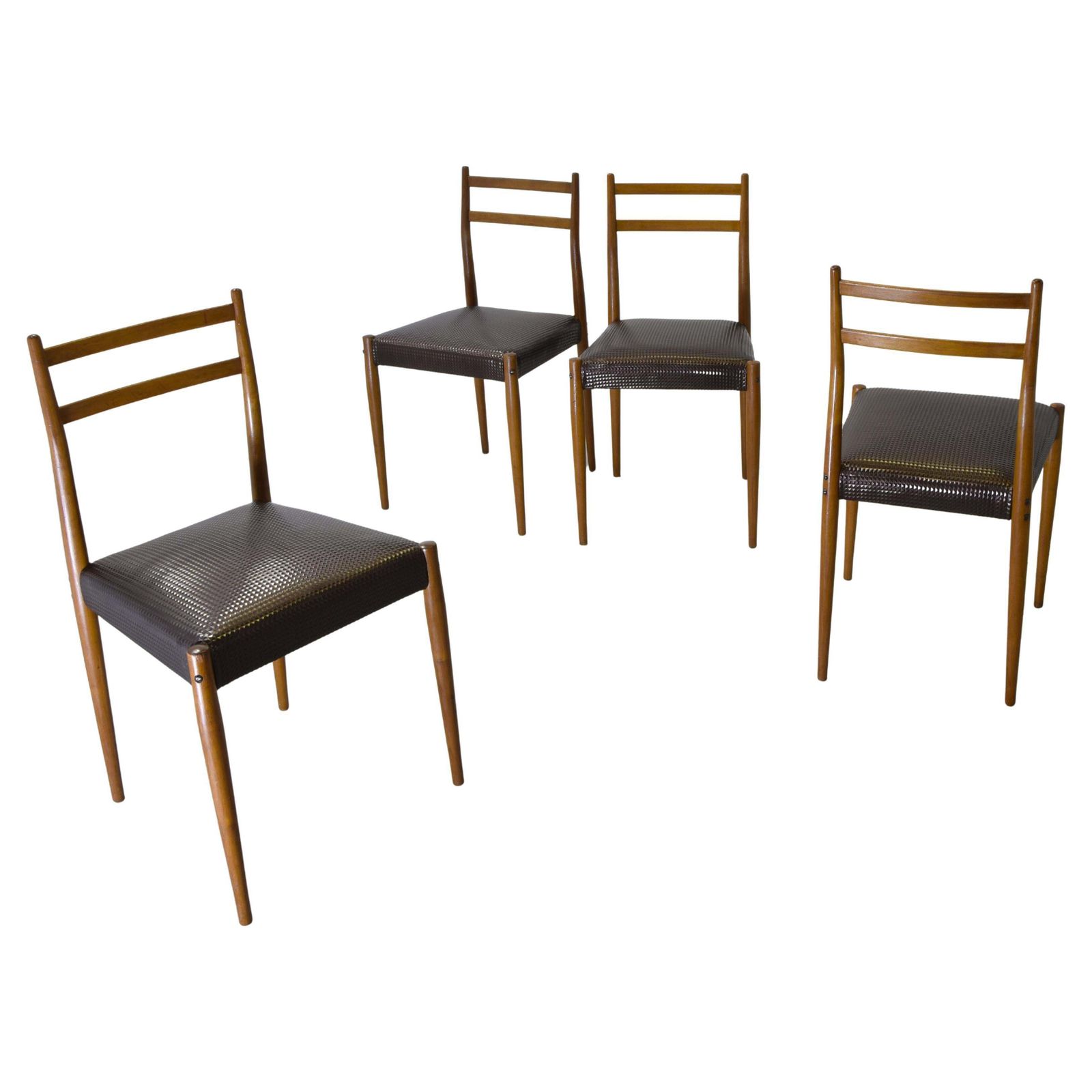 Fratelli Reguitti Set Of Gio Ponti Chairs.