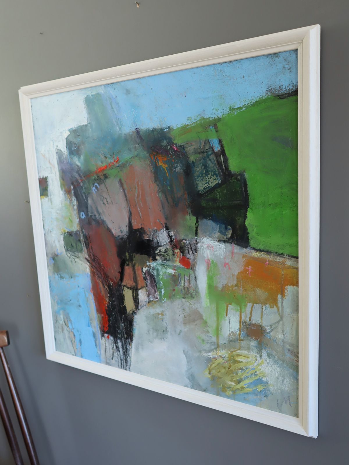 Southern Shore, Oil Painting, Modernist photo Art