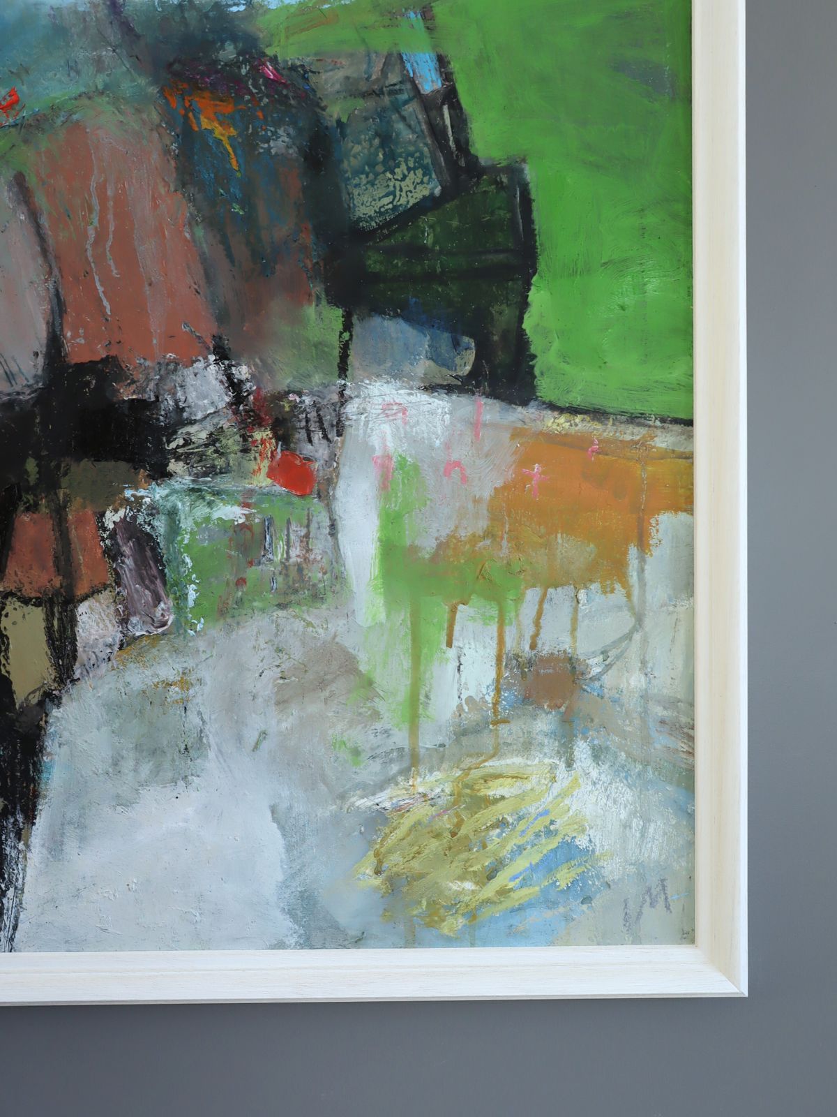 Southern Shore, Oil Painting, Modernist photo vinterior