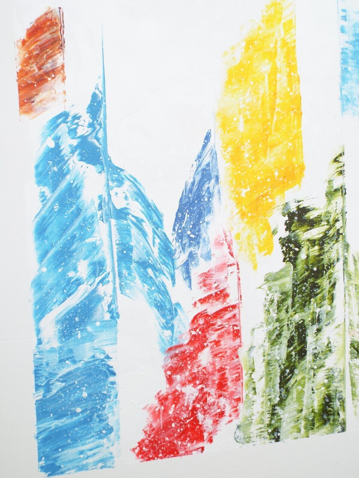 Large Abstract Sailing Nautical Sail Boats Painting Signed  James Lucas 70x100cm photo buy