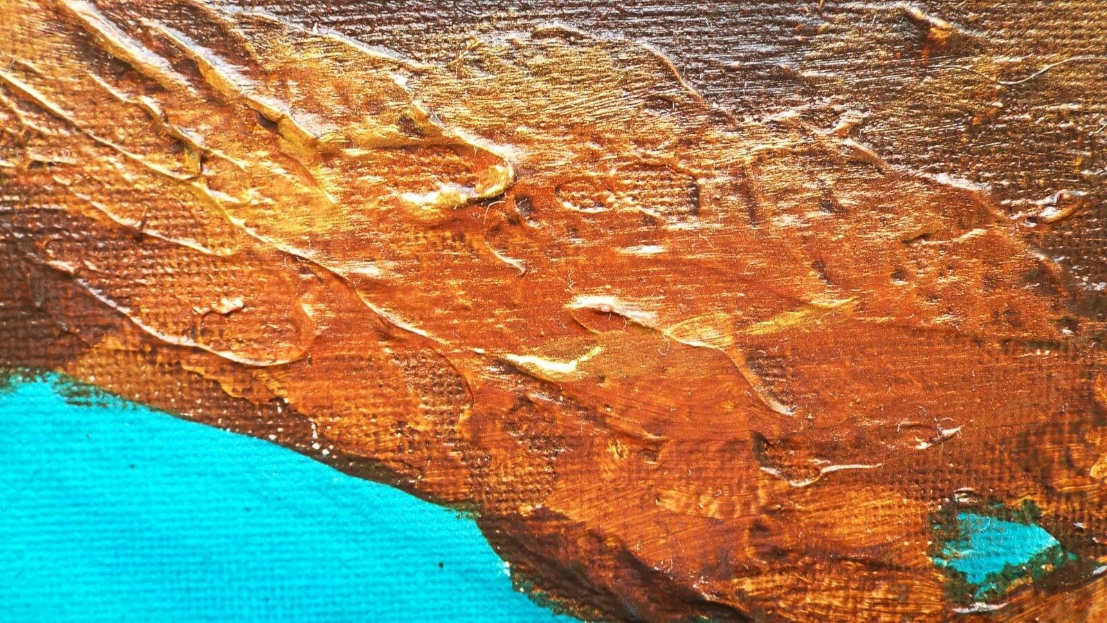 Original Abstract Painting James Lucas, Mineral Deposits, Framed James Lucas photo buy