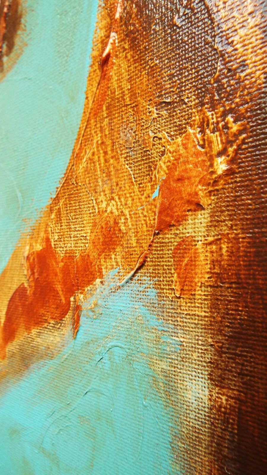 New Original Abstract Figurative Painting Broken Abstract  James Lucas 80x30cm photo for sale