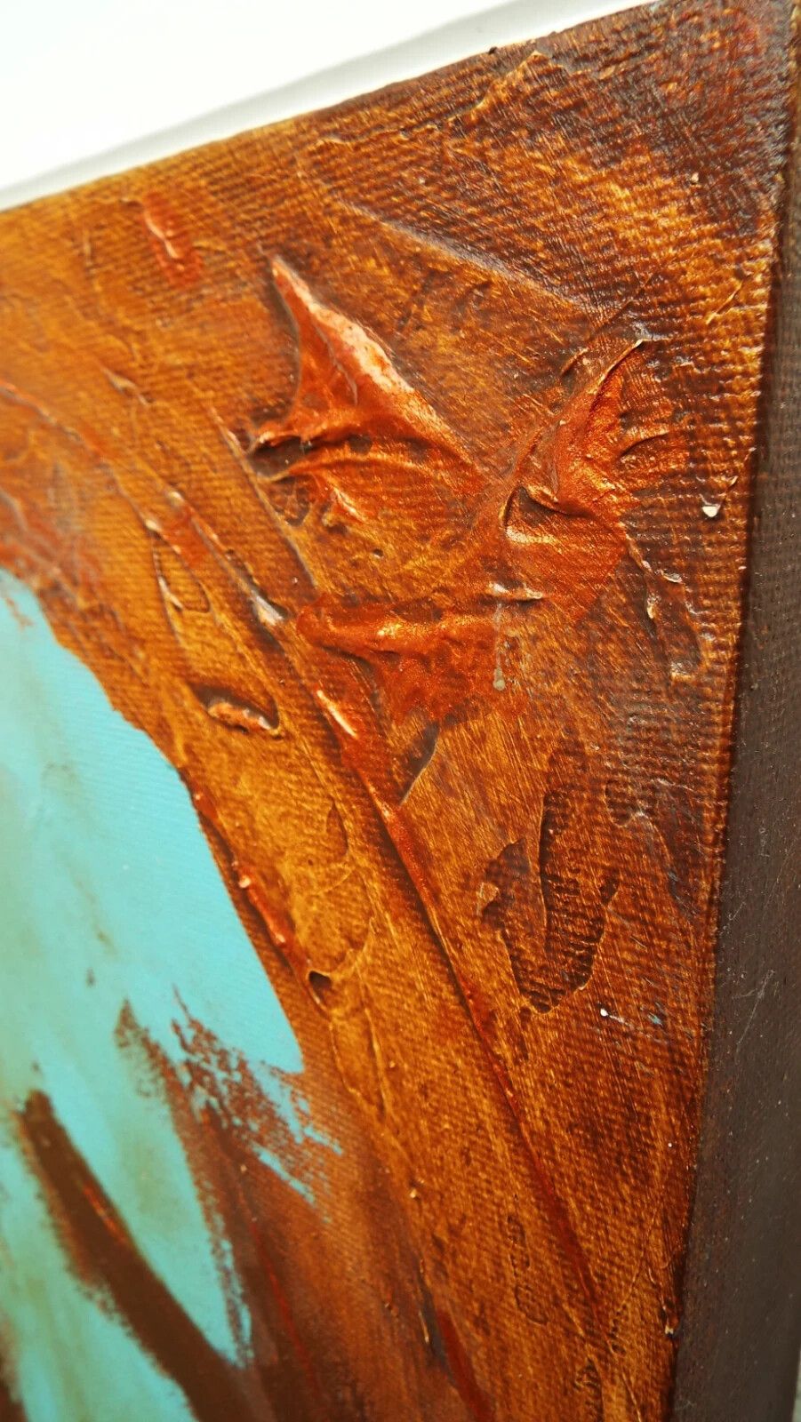 New Original Abstract Figurative Painting Broken Abstract  James Lucas 80x30cm photo 170.0