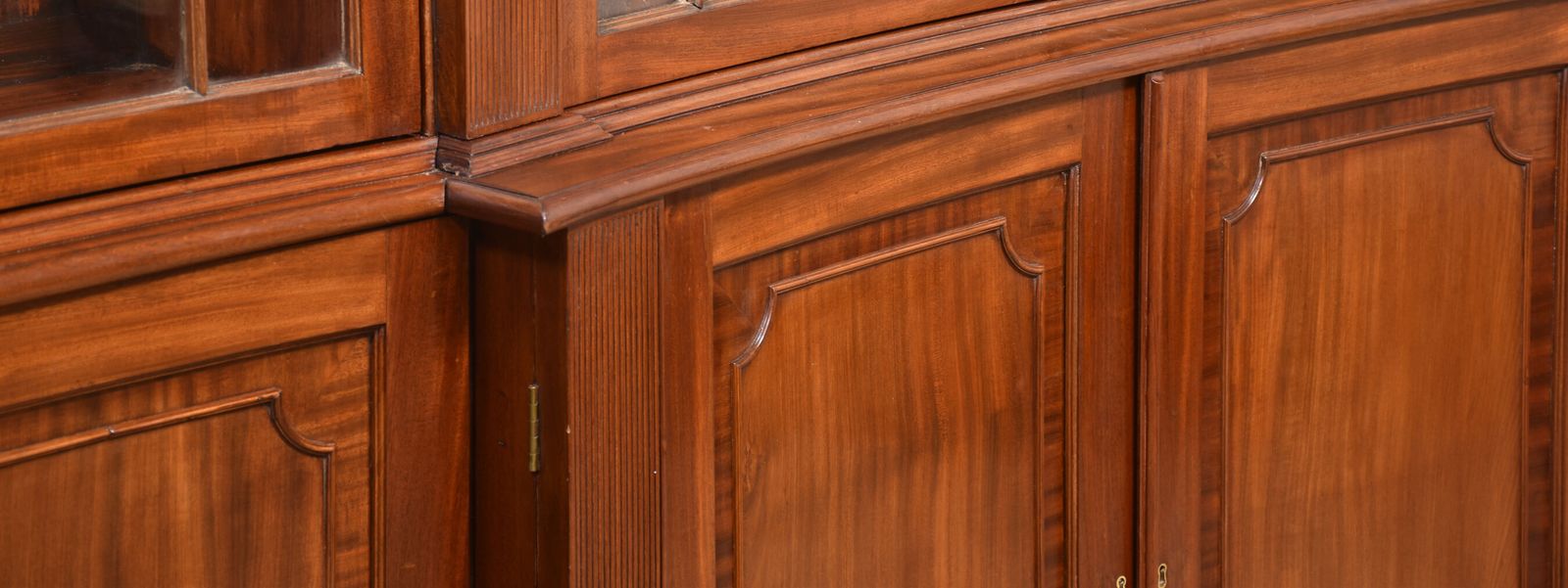 photo furniture Regency Mahogany Library Bookcase