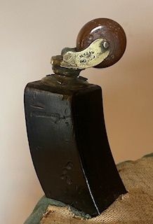 Antique Howard Style Button Back Over Stuffed Bedroom Nursing Chair photo vintage