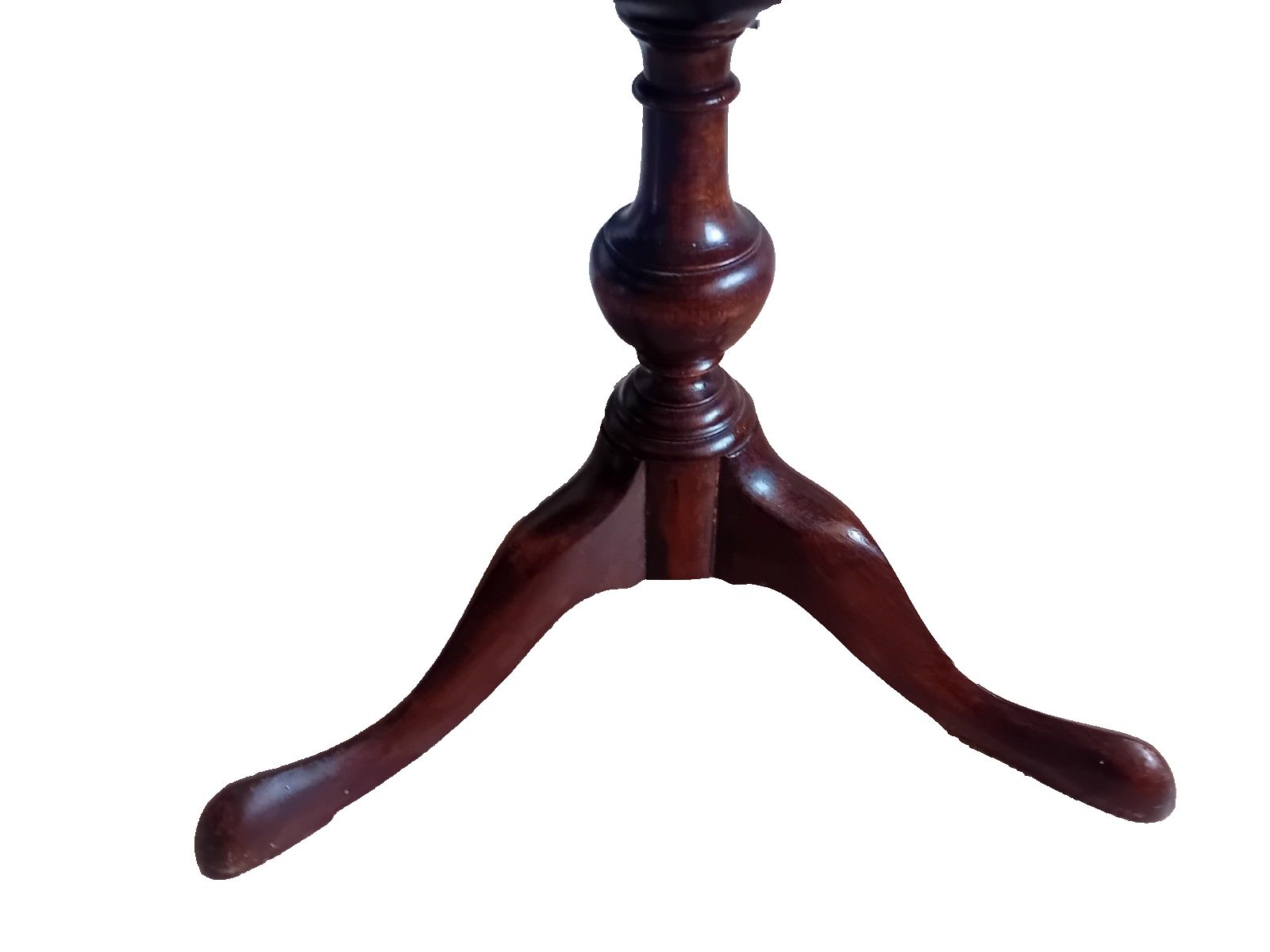 Beautiful Antique Flame Mahogany Pie Crust Edge  Lamp/Tea/Side /Wine Table photo buy