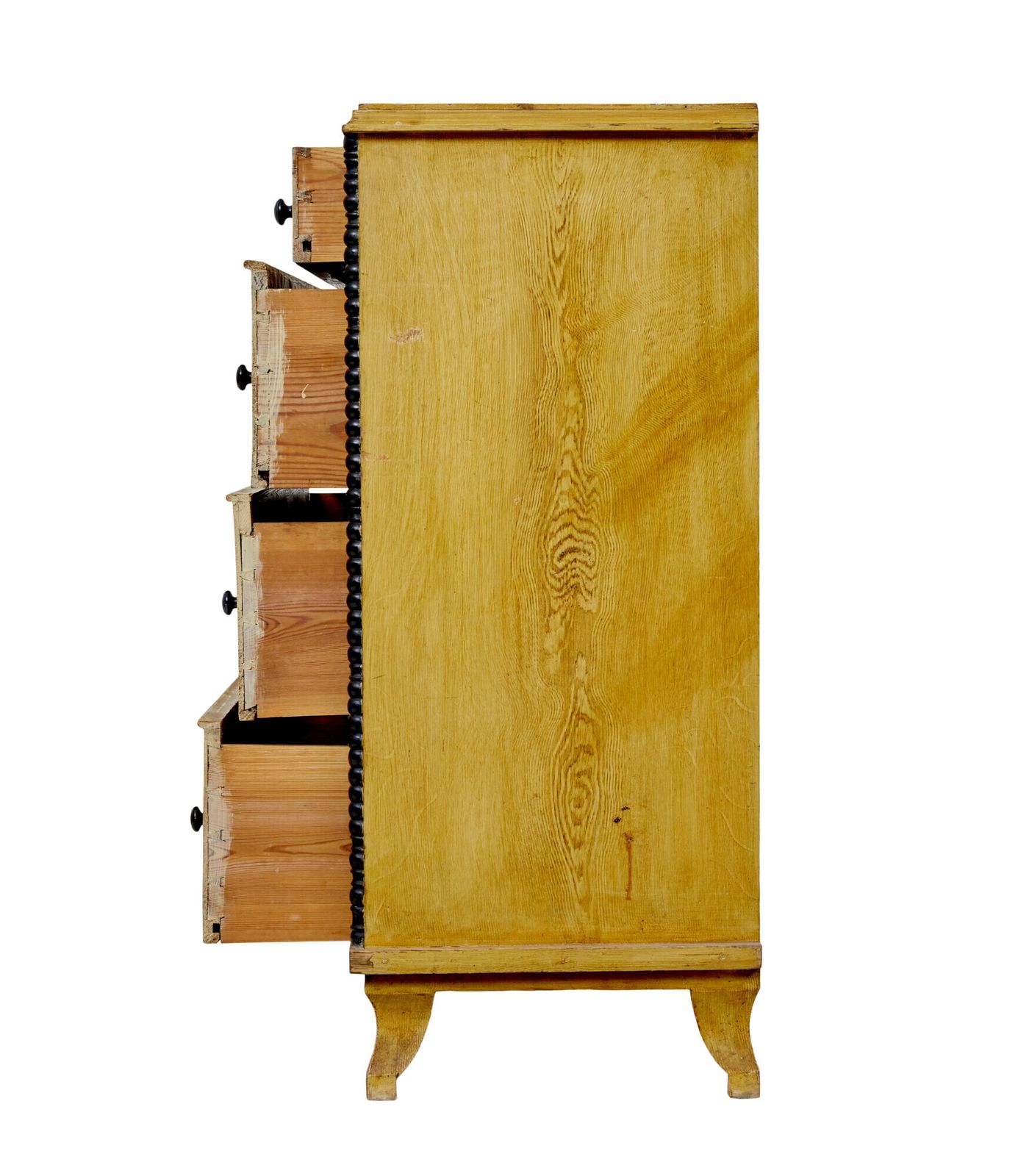 Northern Pine Mid 19th Century Swedish Painted Chest photo Furniture