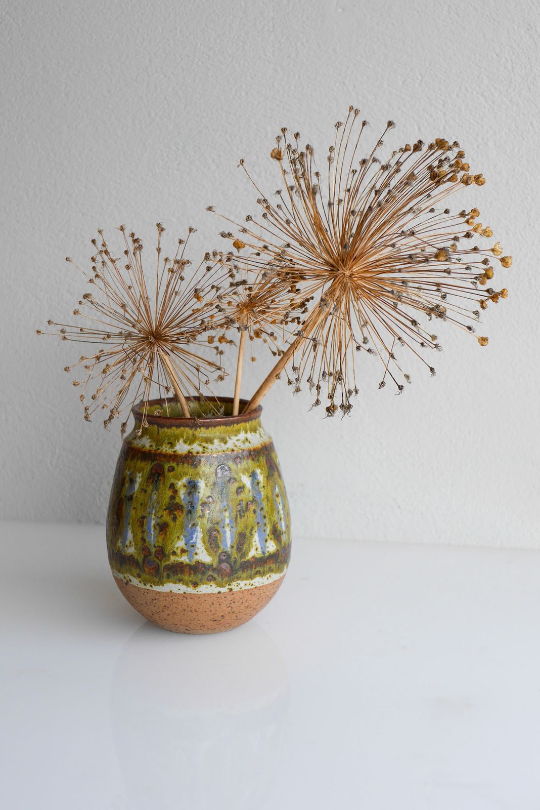Mid Century Modern Deens Kunstaardewerk Vaas Van Michael Andersen, Bornholm photo Woonaccessoires