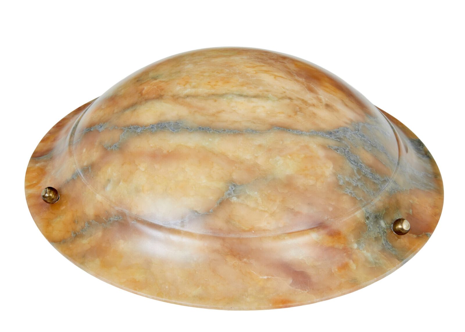 Art Deco Carved Alabaster Ceiling Light photo buy