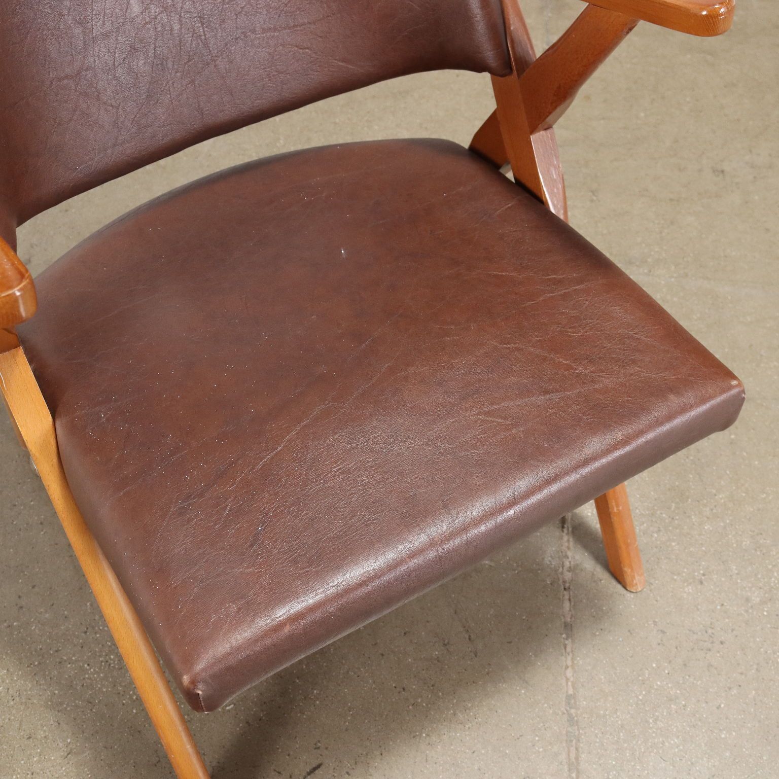 Armchair Leatherette Italy 1960s photo buy