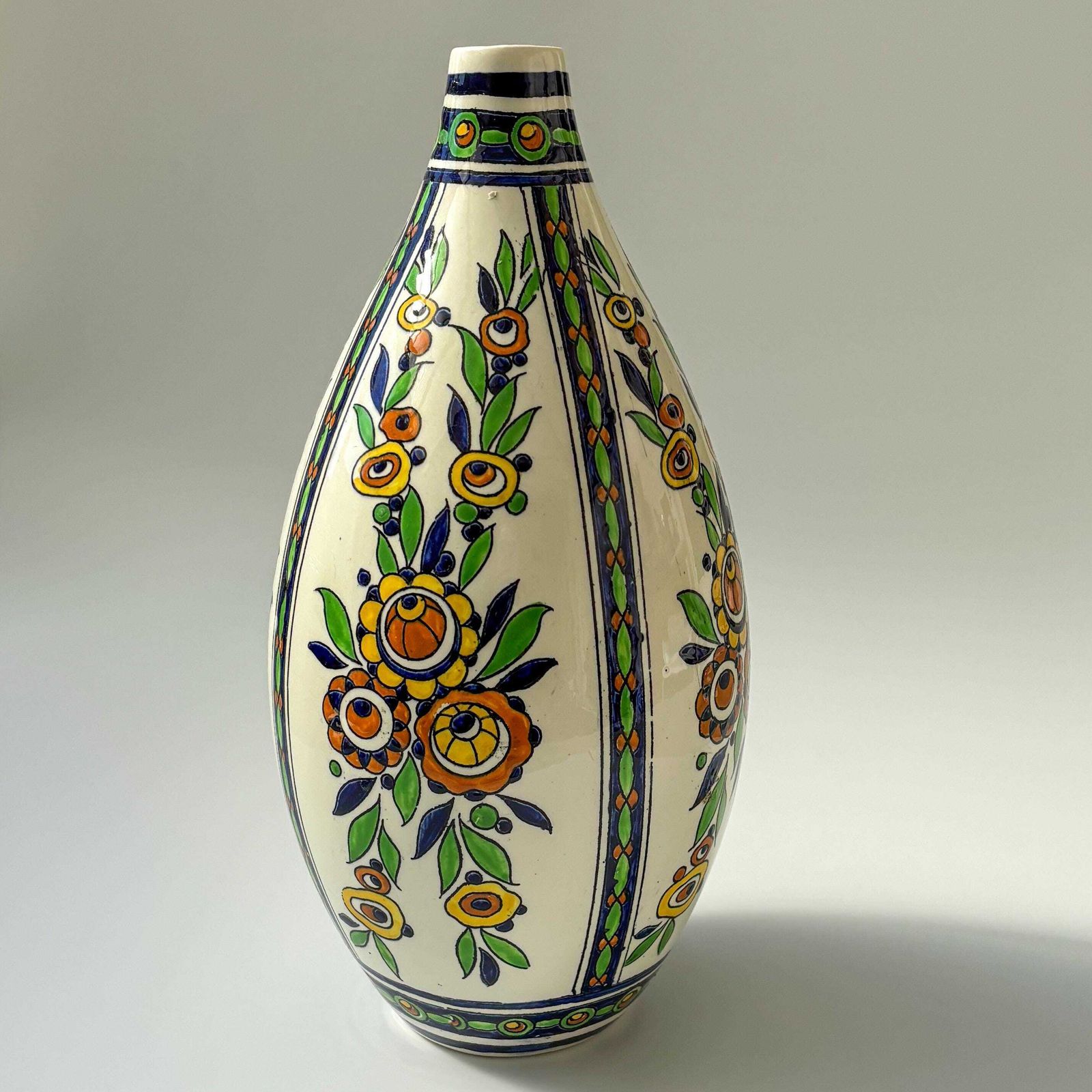 Art Deco Vase By Charles Catteau, Boch Freres photo furniture