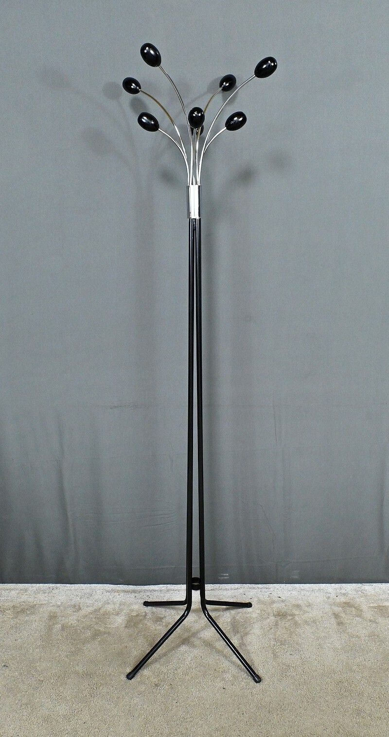 Coat Rack In Lacquered Metal, Italian Design – 1960 photo buy