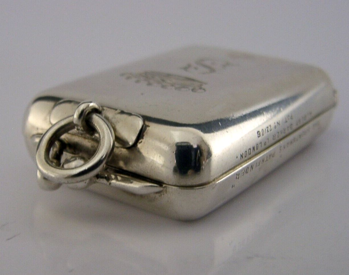 photo furniture Rare Victorian Viscount Sterling Silver Butt Marker 1898 Antique Shooting
