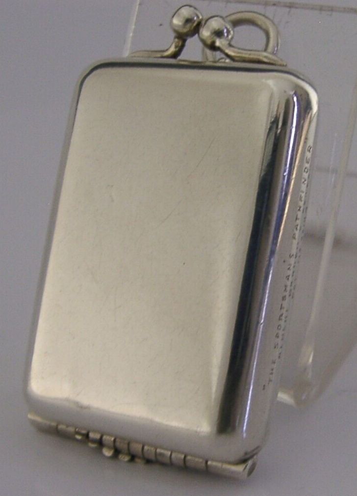 photo buy Rare Victorian Viscount Sterling Silver Butt Marker 1898 Antique Shooting