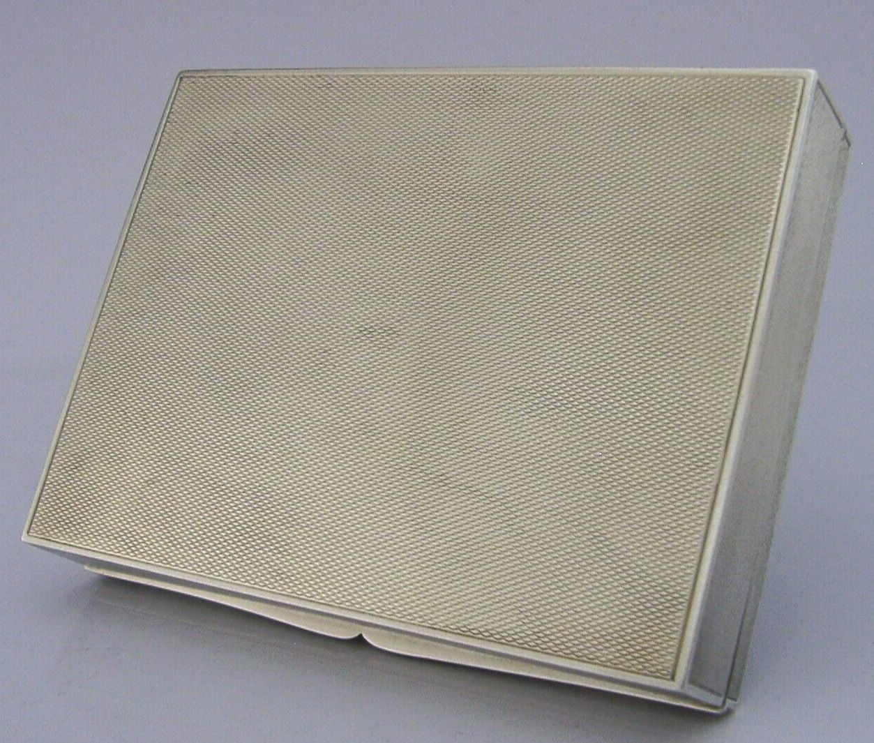 photo for sale Rare 182g Stunning Sterling Silver Enamel Table Jewellery Box 1927 Antique