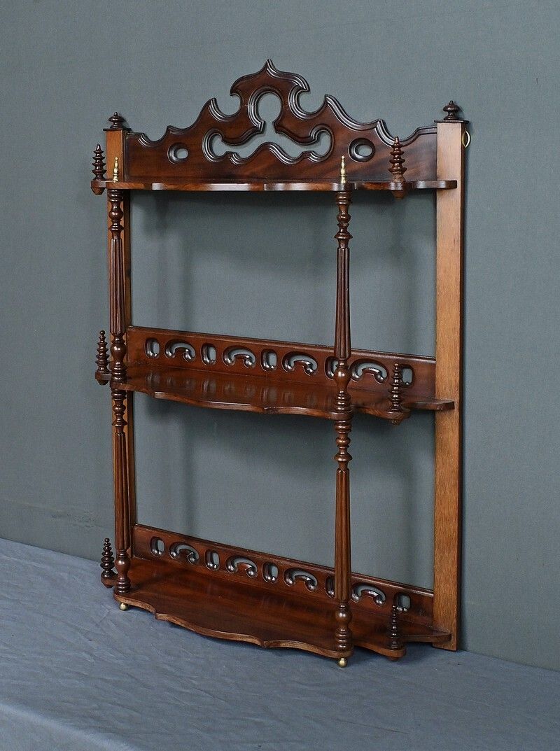Mahogany Wall Shelf, Louis Philippe Period – Mid 19th Century photo for sale