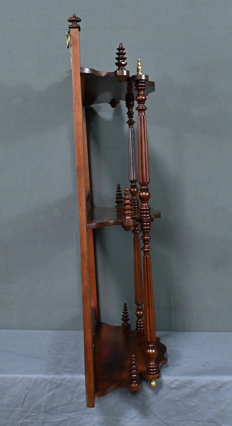 photo for sale Mahogany Wall Shelf, Louis Philippe Period – Mid 19th Century