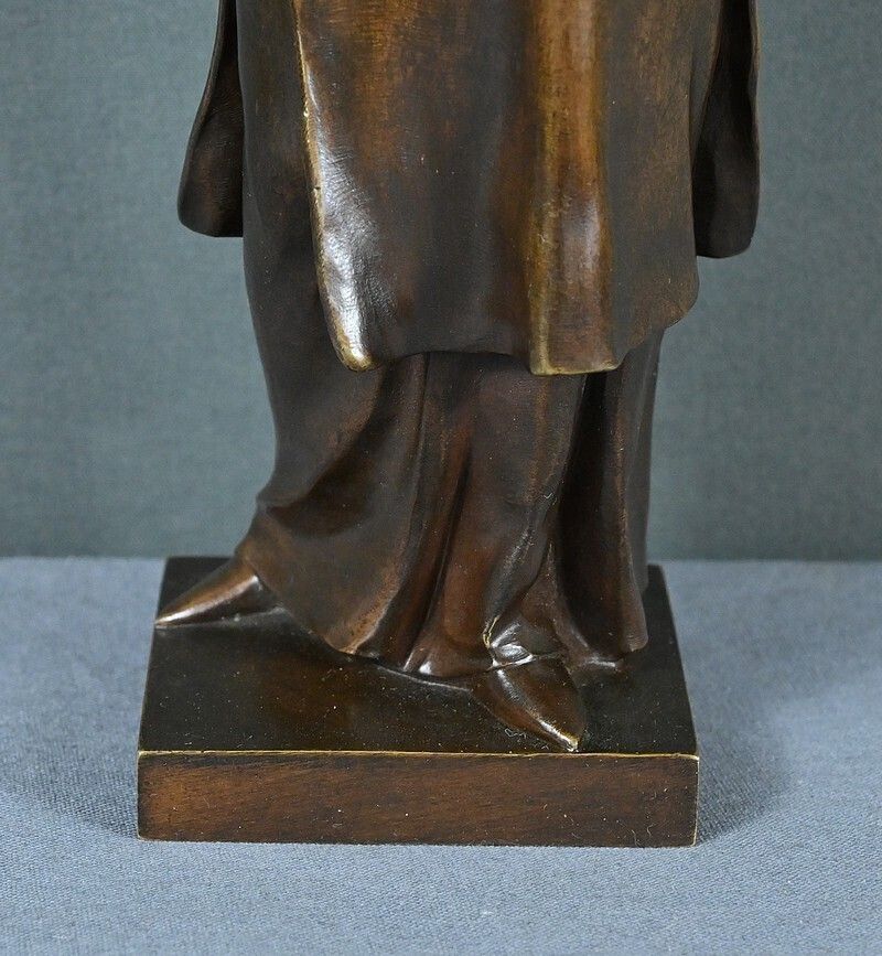 Bronze “Dante” By A. Forestier – Late 19th Century photo buy