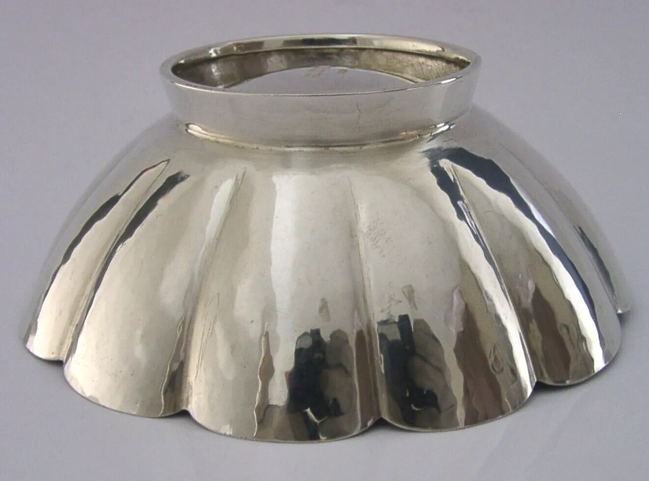 Gillian Packard Rare Plannished Sterling Silver Dish Bowl 1963 English 148g photo 375.0