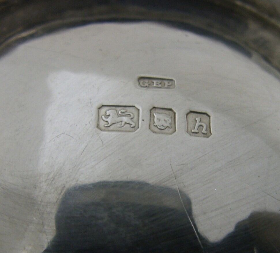 Gillian Packard Rare Plannished Sterling Silver Dish Bowl 1963 English 148g photo vinterior