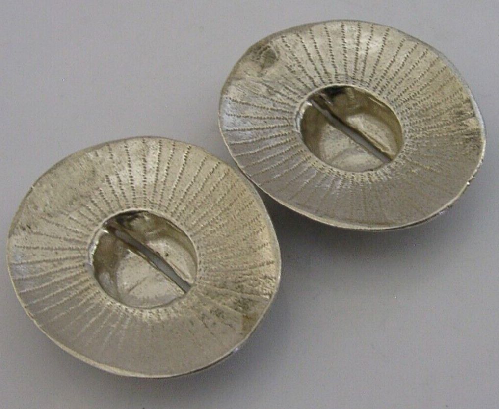 Pair Of English Sterling Silver Straw Hat Menu Holders 2018 Novelty photo buy